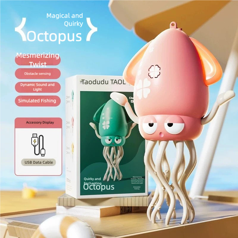 Dancing Octopus Toy - Wiggly Tentacles for Sensory Play & Fun