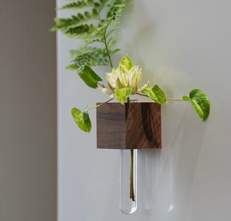 Solid Wood Magnetic Vase (Buy One Get One Free)