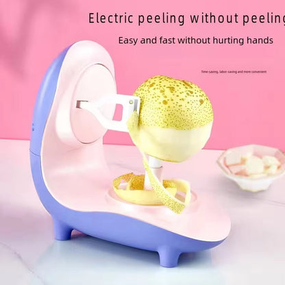3-in-1 Automatic Peeler: Electric Vegetable & Fruit Peeler with 90% Fruit Preservation