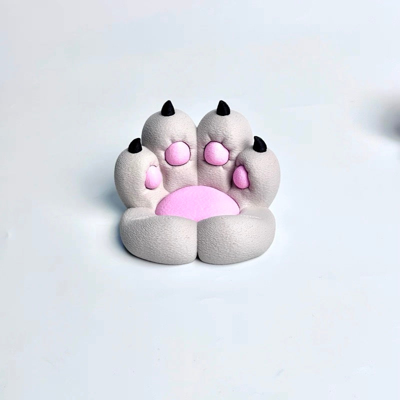 Cat Paw Phone Grip Stand - Cute Cartoon Animal Phone Holder for Desk & Car