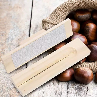 Chestnut Cutter - Easy Grip Nut Splitter with Safety Lock