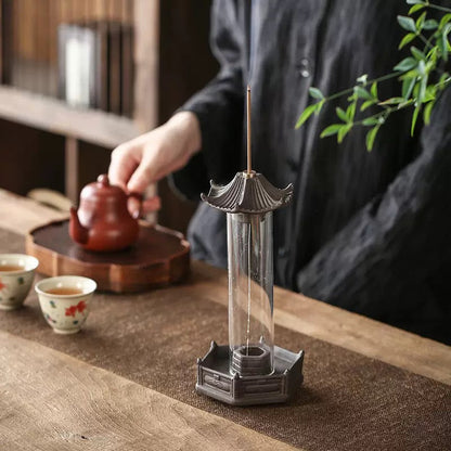 Artistic incense burner