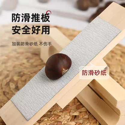 Chestnut Cutter - Easy Grip Nut Splitter with Safety Lock