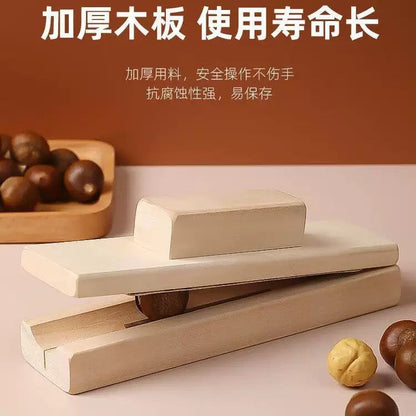 Chestnut Cutter - Easy Grip Nut Splitter with Safety Lock