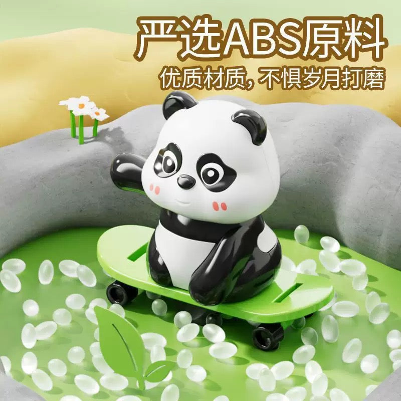 Clockwork Panda Set (3pcs) - Wind-Up Mechanical Toy Collection