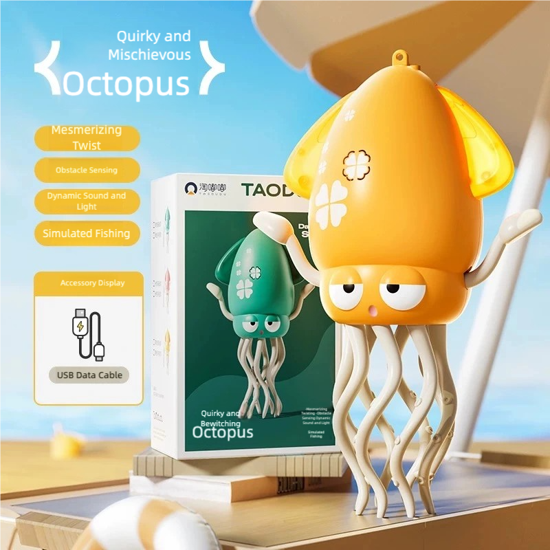 Dancing Octopus Toy - Wiggly Tentacles for Sensory Play & Fun